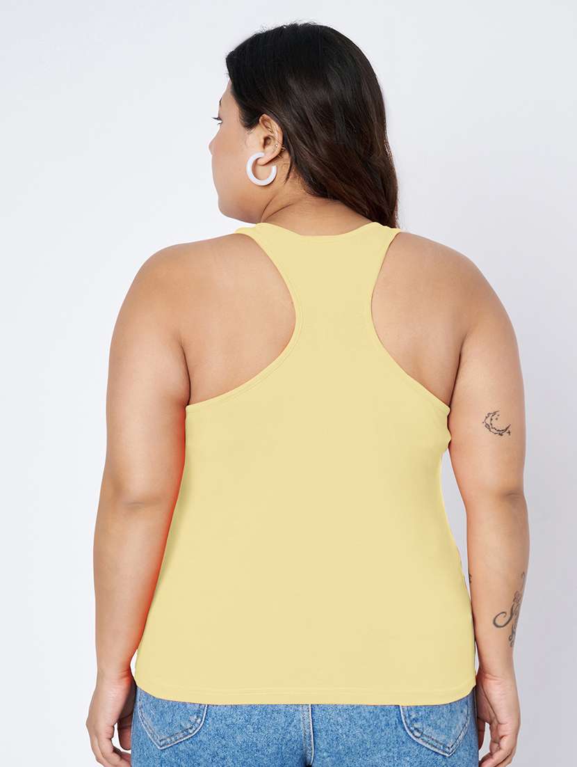 women plus size solid sleeveless camisole - 22087006 - Standard Image - 3