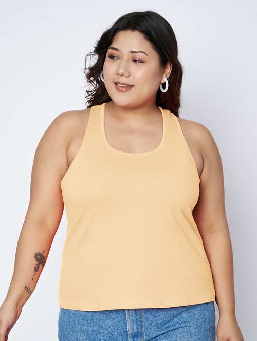 women plus size solid sleeveless camisole - 22087008 -  Standard Image - 0