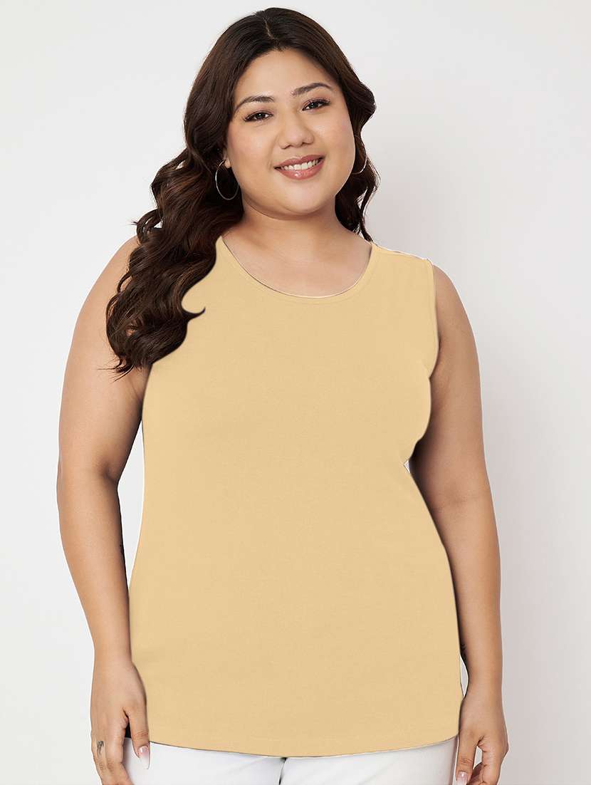 women solid sleeveelsss camisole