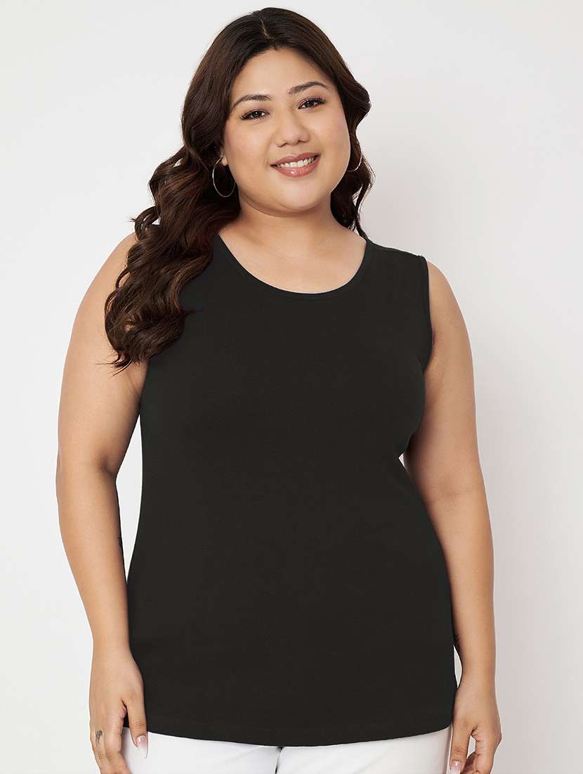 women solid sleeveelsss camisole