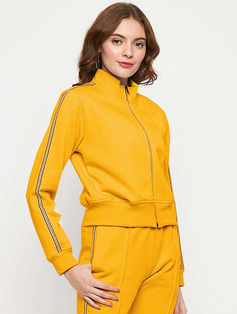 Women Solid Long Sleeve Long Sleeve Jacket - 22087067 -  Standard Image - 3