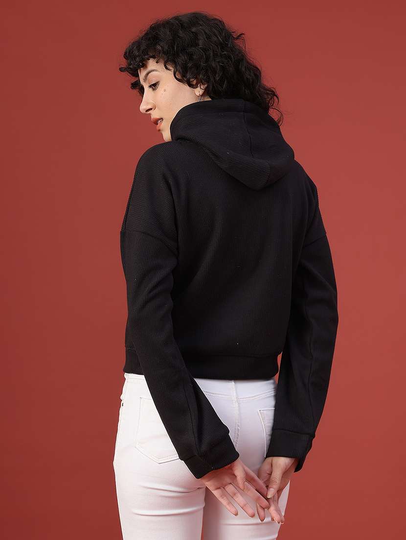 women printed long sleeve hooded sweatshirt - 22087524 -  Standard Image - 3