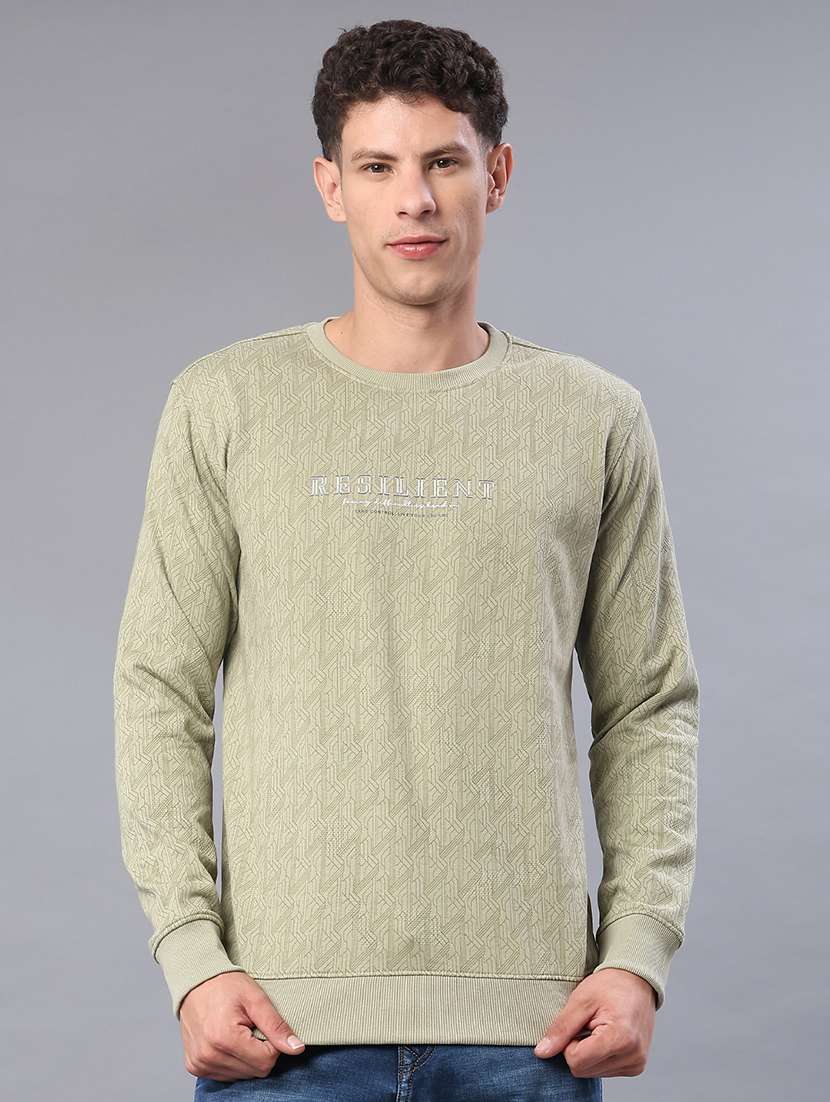 men printed long sleeve regular fit sweatshirt - 22087581 -  Standard Image - 3