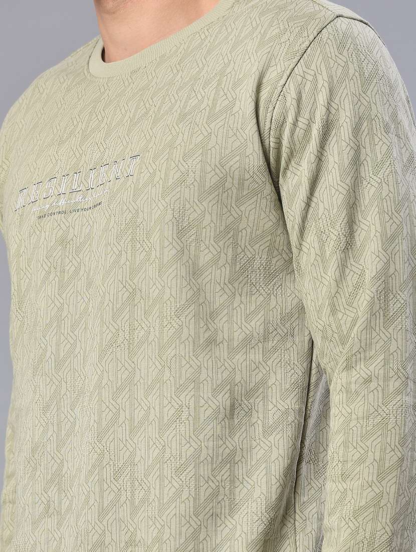 men printed long sleeve regular fit sweatshirt - 22087581 -  Standard Image - 5