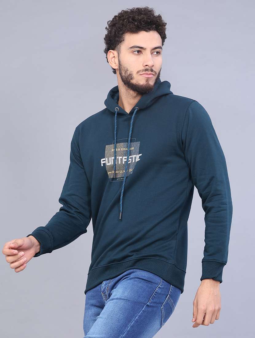 men chest print long sleeve regular fit sweatshirt - 22087582 -  Standard Image - 3