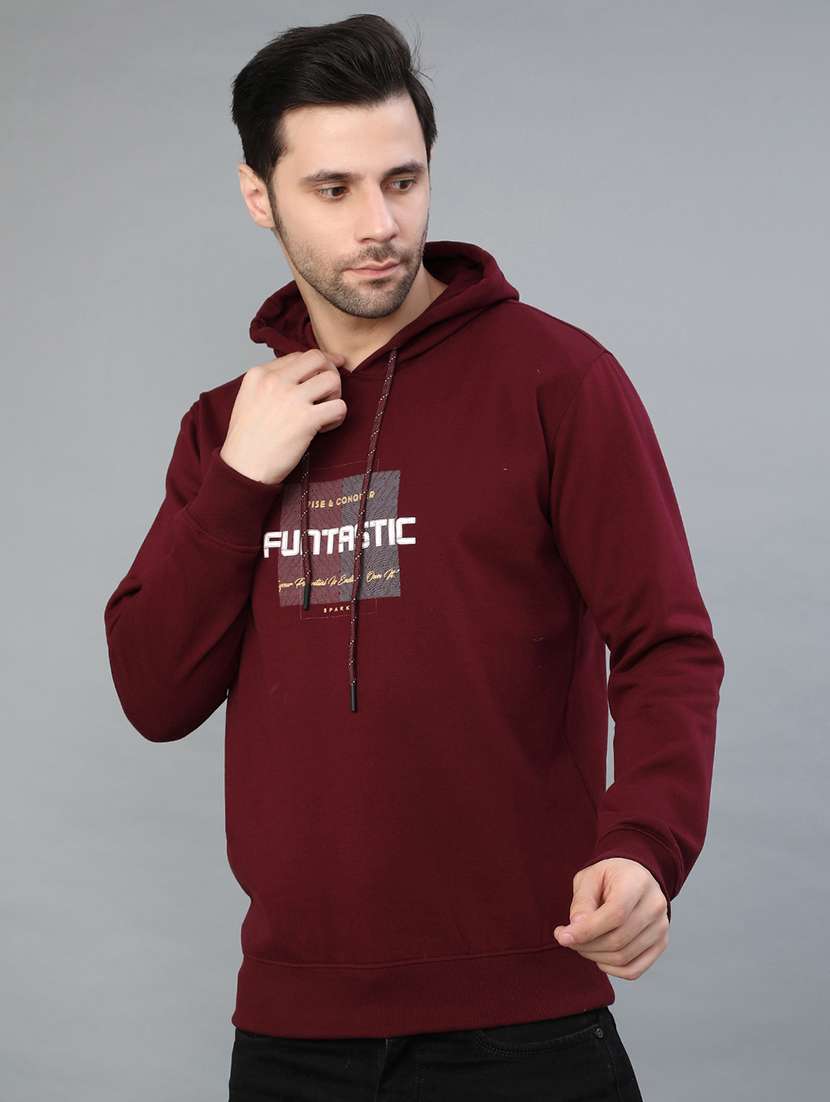 men chest print long sleeve regular fit sweatshirt - 22087583 -  Standard Image - 3