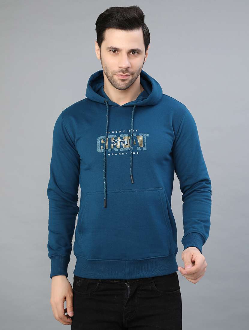 men chest print long sleeve regular fit sweatshirt - 22087584 -  Standard Image - 3