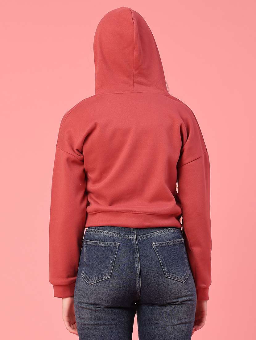 women long sleeve cropped sweatshirt - 22087880 -  Standard Image - 3