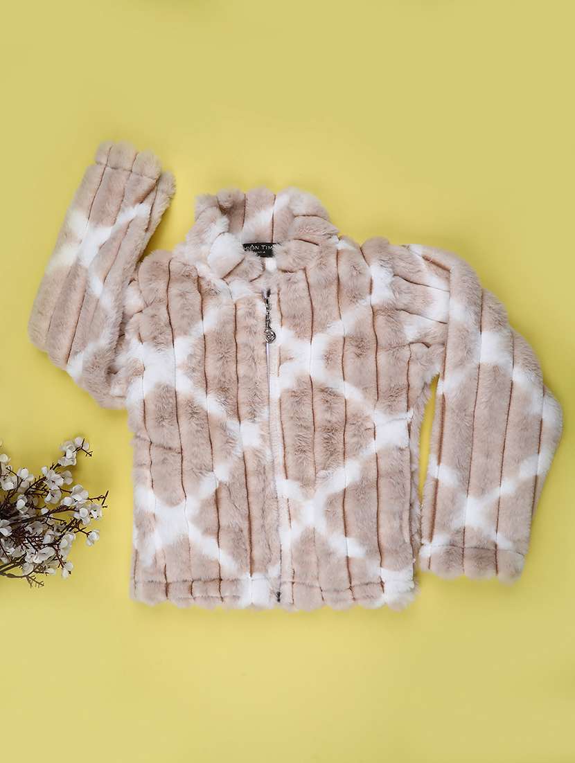 girls printed long sleeve jacket