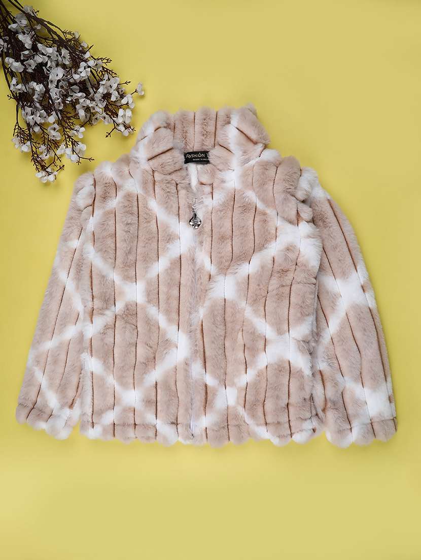 girls printed long sleeve jacket