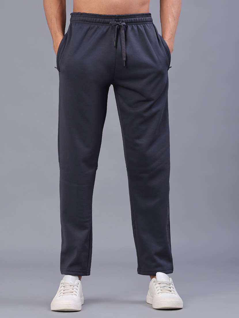 men solid mid rise lounge wear pyjama