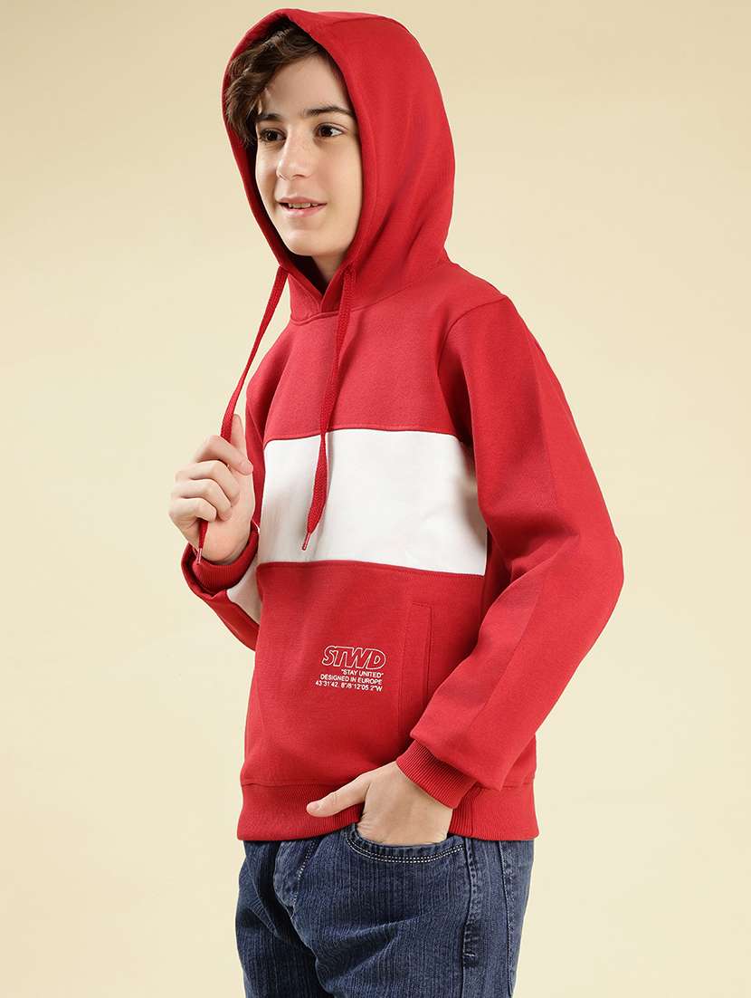 boys color block long sleeve sweatshirt - 22087961 -  Standard Image - 3