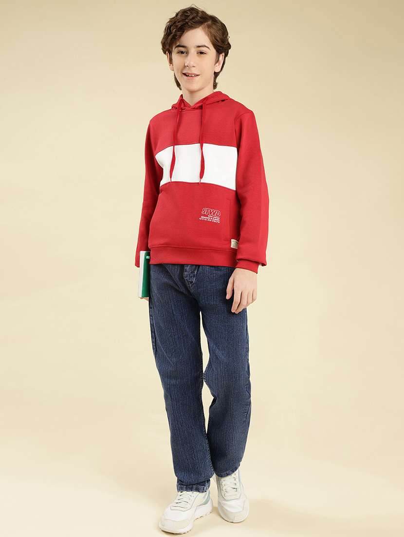 boys color block long sleeve sweatshirt - 22087961 -  Standard Image - 5