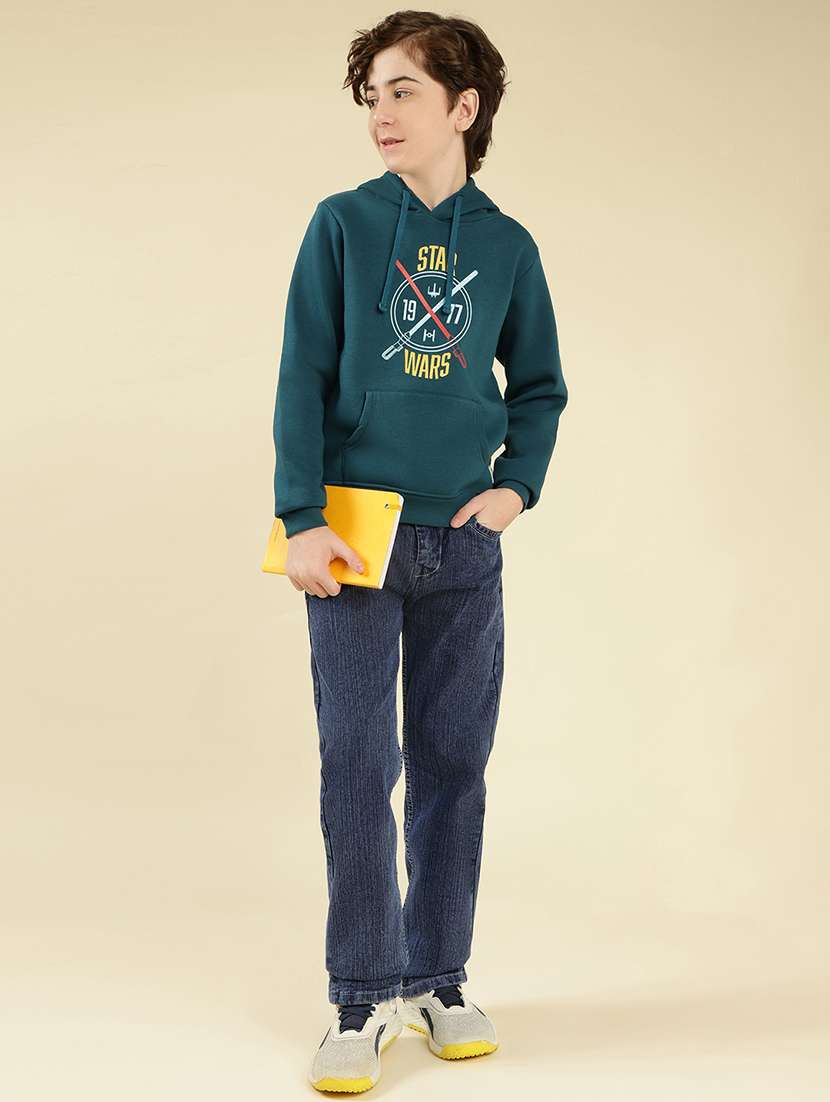 boys front print long sleeve sweatshirt - 22087962 -  Standard Image - 5