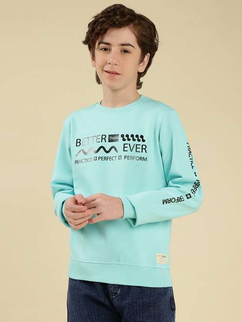 boys chest print long sleeve sweatshirt - 22087964 -  Standard Image - 0