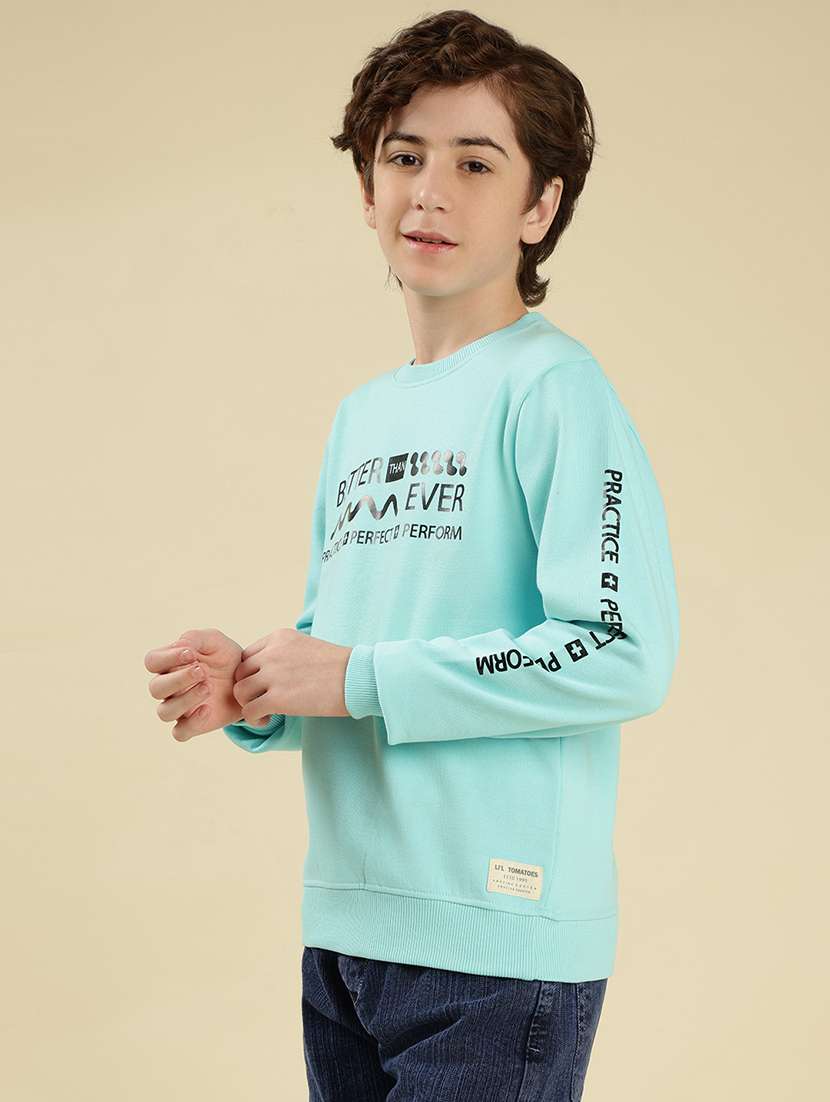 boys chest print long sleeve sweatshirt - 22087964 -  Standard Image - 3