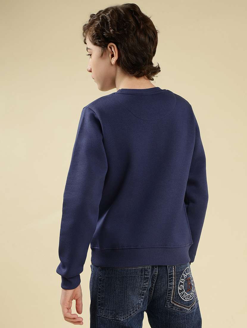 boys front print long sleeve sweatshirt - 22087965 -  Standard Image - 5