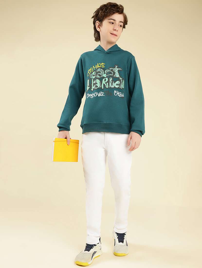 boys front print long sleeve sweatshirt - 22087972 -  Standard Image - 5
