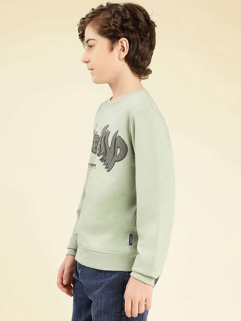 boys chest print long sleeve sweatshirt - 22087975 - Standard Image - 3