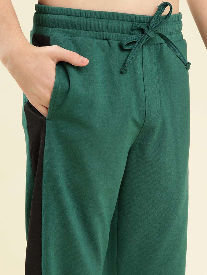 boys color block round neck full length track suit - 22087981 - Standard Image - 5