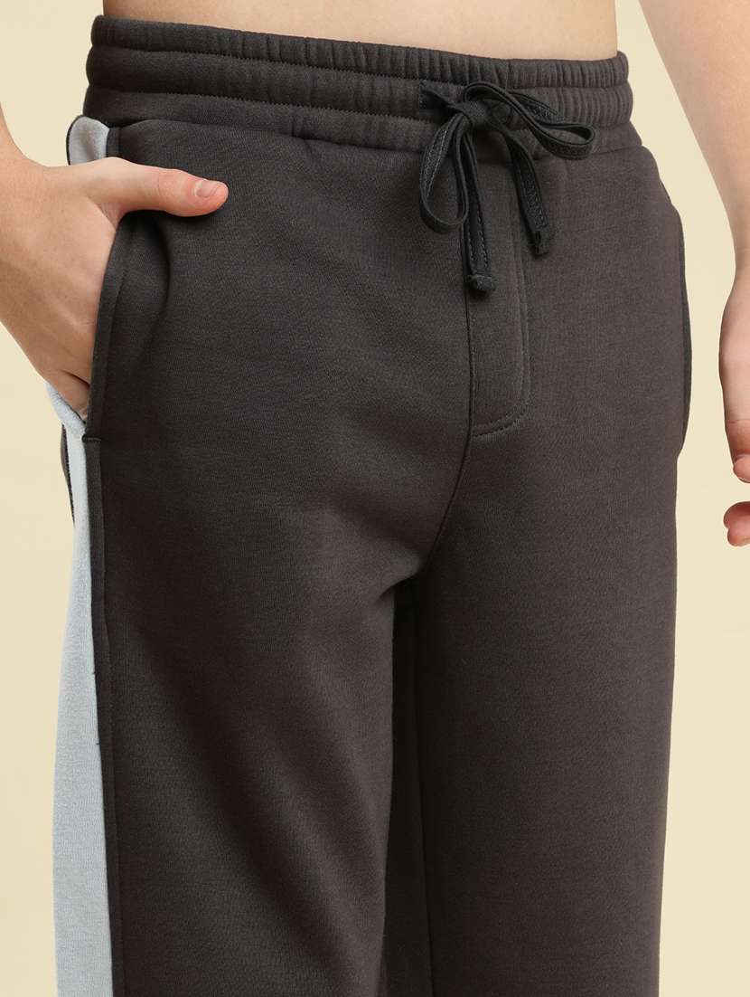 boys color block round neck full length track suit - 22087985 -  Standard Image - 5