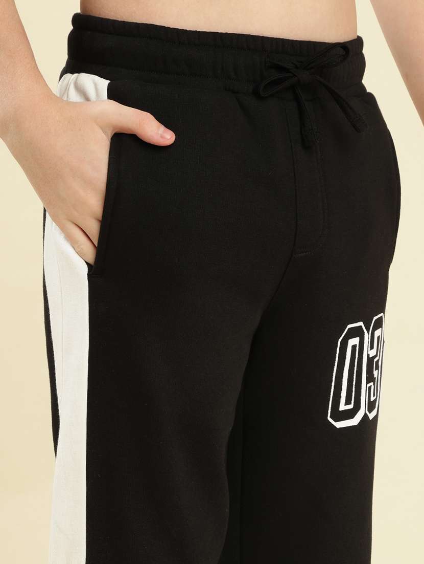 boys color block round neck full length track suit - 22087988 -  Standard Image - 5