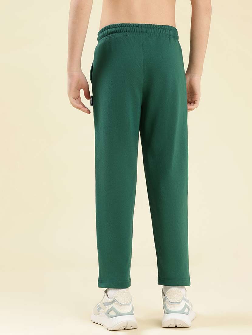 boys solid mid rise winterwear trackpant - 22087991 - Standard Image - 3