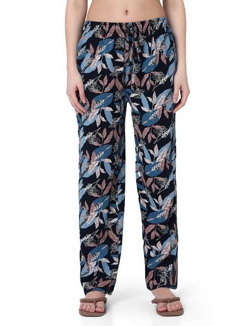 women printed mid rise pajama - 22087998 - Standard Image - 0