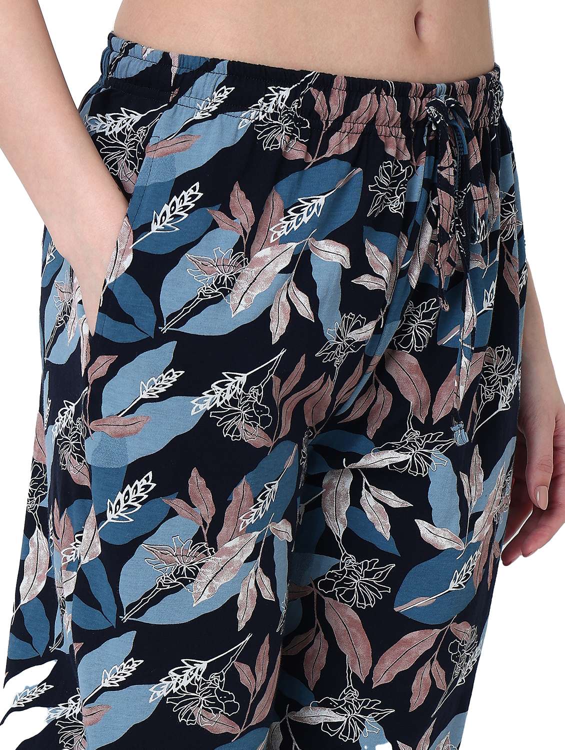 women printed mid rise pajama - 22087998 - Standard Image - 5