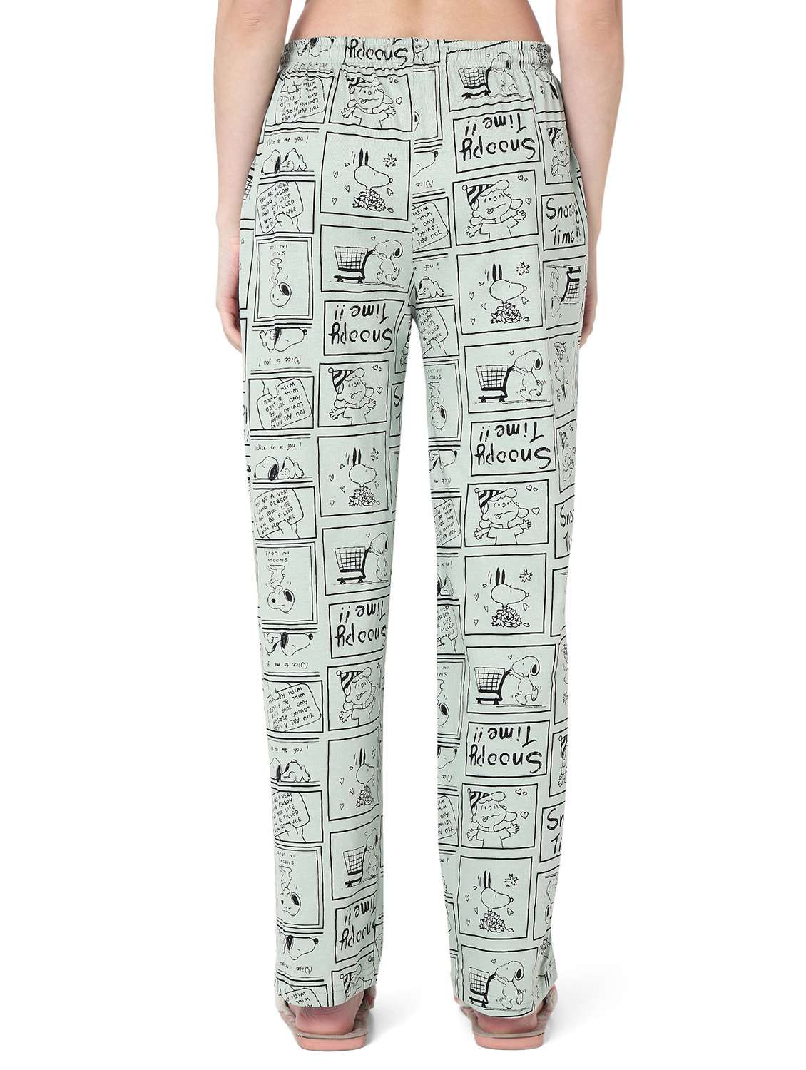 women printed mid rise pajama - 22088003 - Standard Image - 3