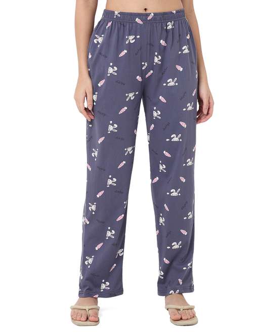 women printed mid rise pajama - 22088006 -  Standard Image - 0