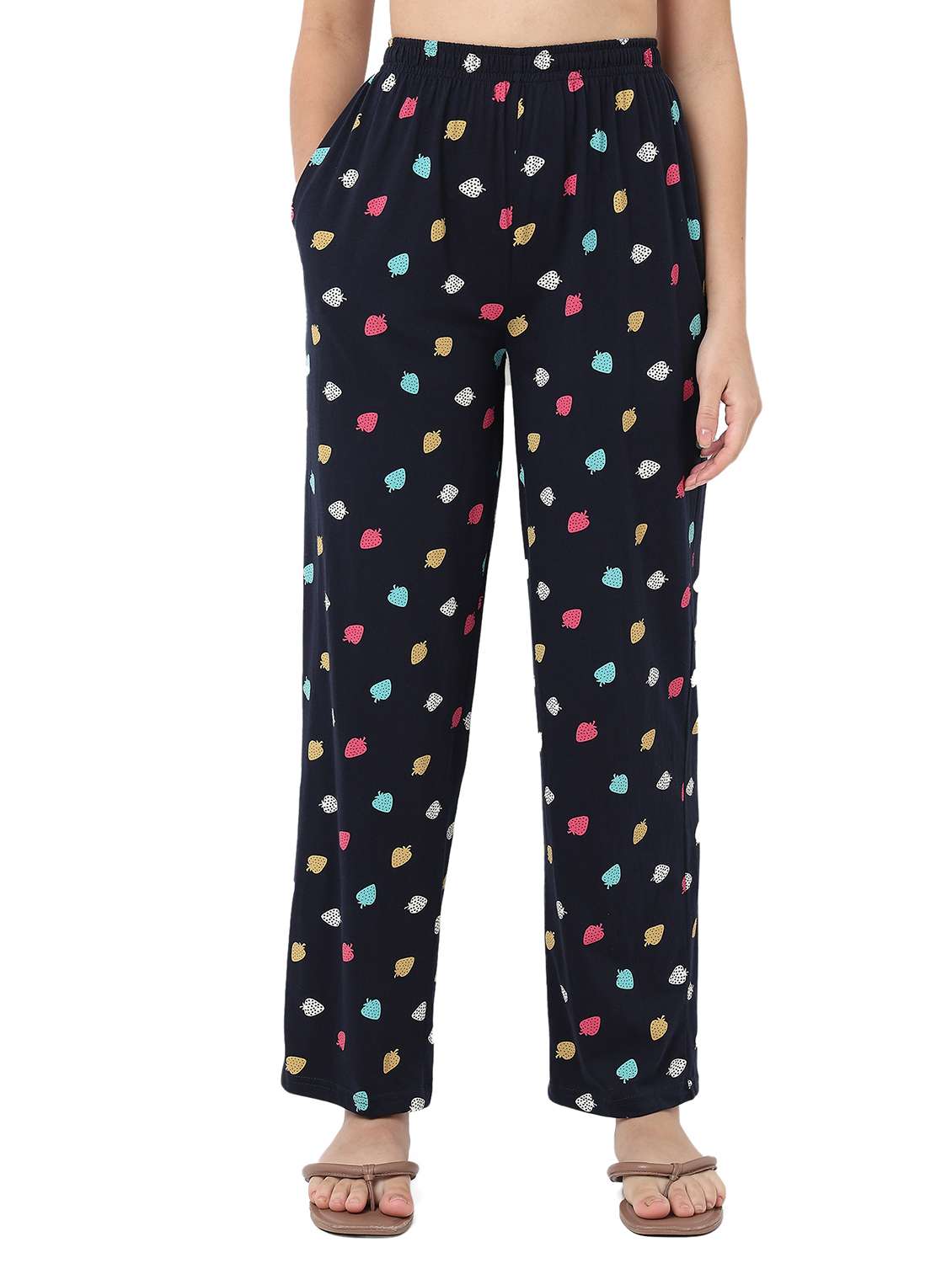 women printed mid rise pajama - 22088007 -  Zoom Image - 0