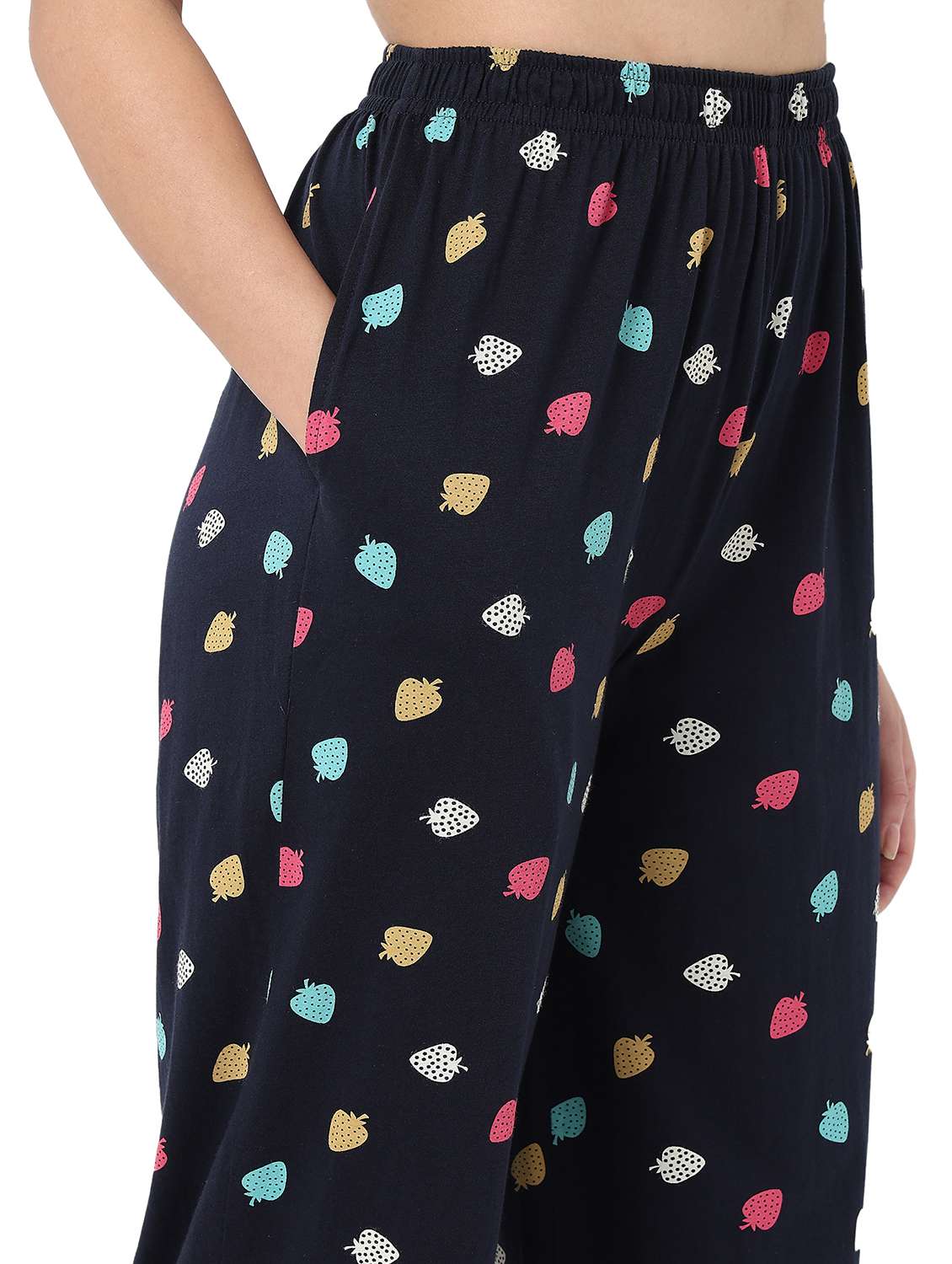 women printed mid rise pajama - 22088007 -  Standard Image - 5