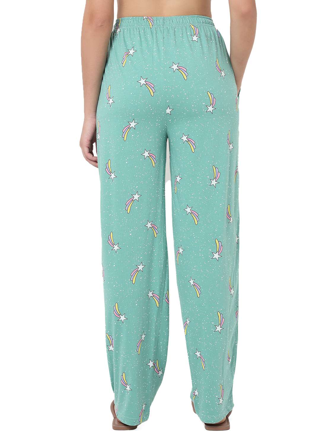 women printed mid rise pajama - 22088008 - Standard Image - 3
