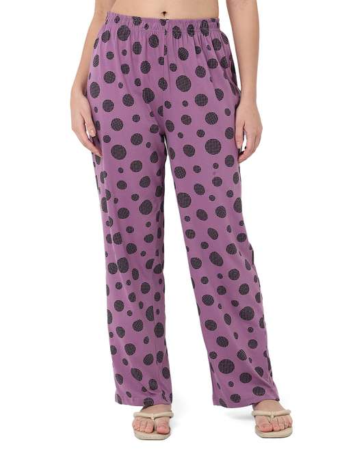 women printed mid rise pajama - 22088009 -  Standard Image - 0