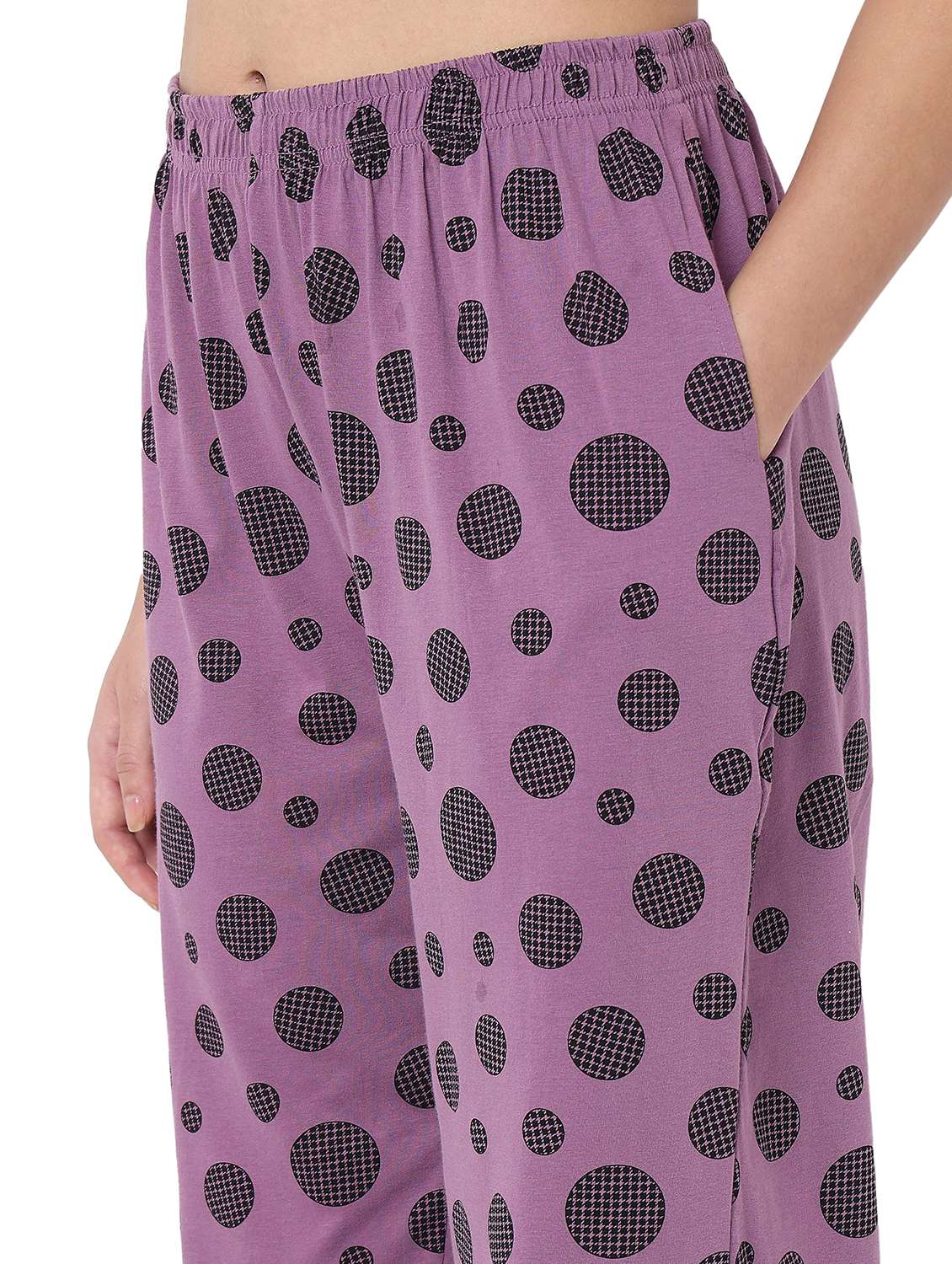 women printed mid rise pajama - 22088009 -  Standard Image - 5