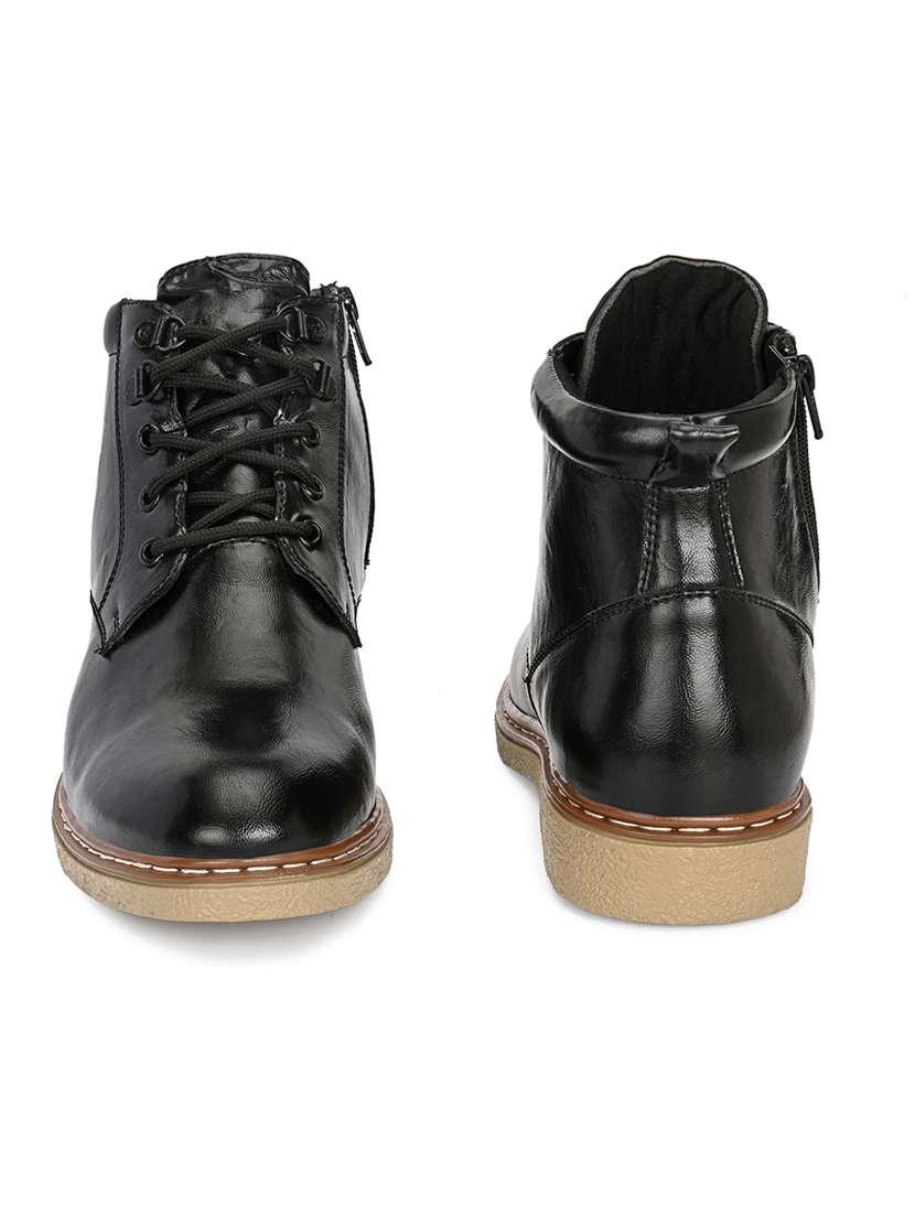 men black lace up boot - 22088018 - Standard Image - 3