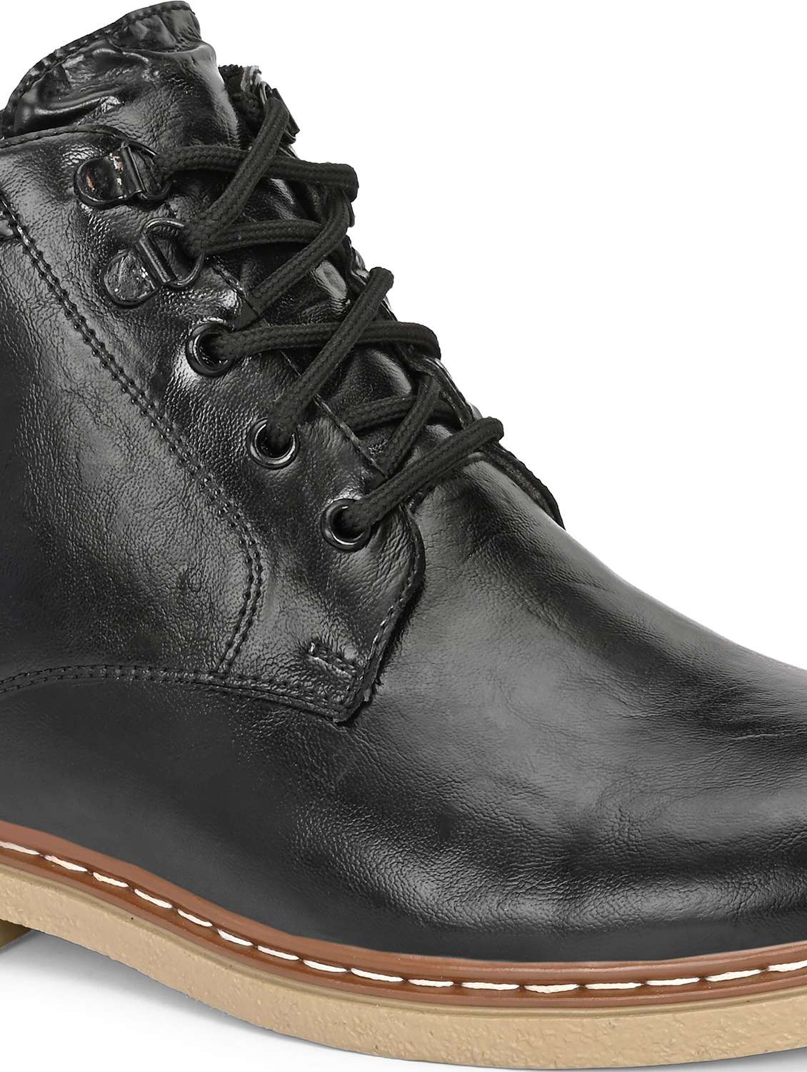 men black lace up boot - 22088018 - Standard Image - 5