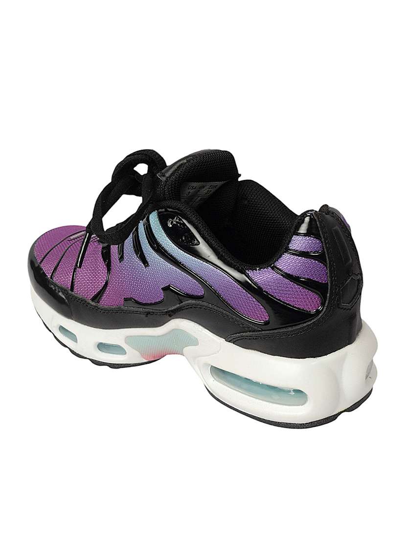 kids purple lace up sneaker - 22088035 -  Standard Image - 3