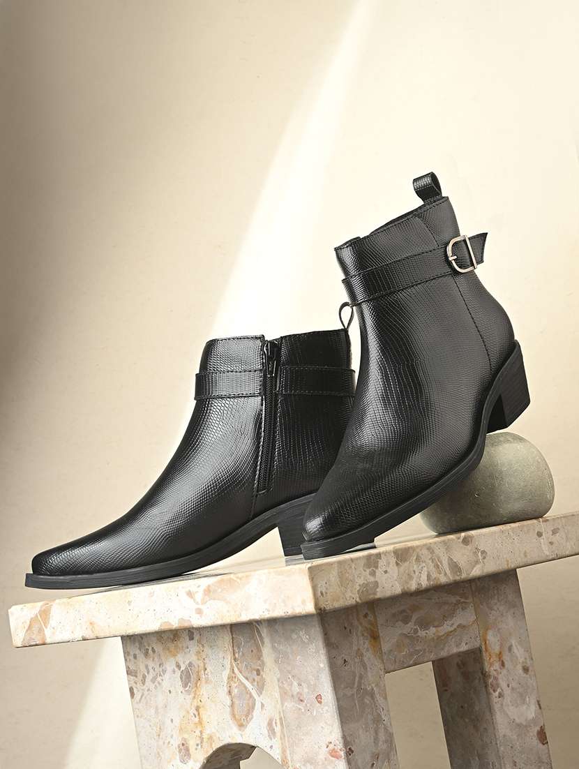 women textured slip on ankle boot - 22088039 -  Zoom Image - 0