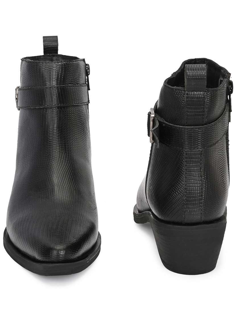 women textured slip on ankle boot - 22088039 - Standard Image - 3