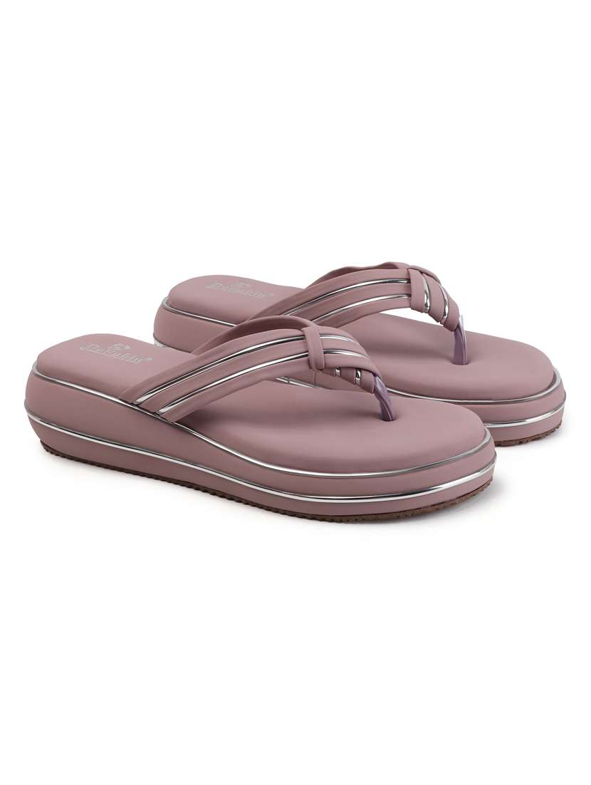 women solid toe separator flat sandal - 22088073 - Standard Image - 3