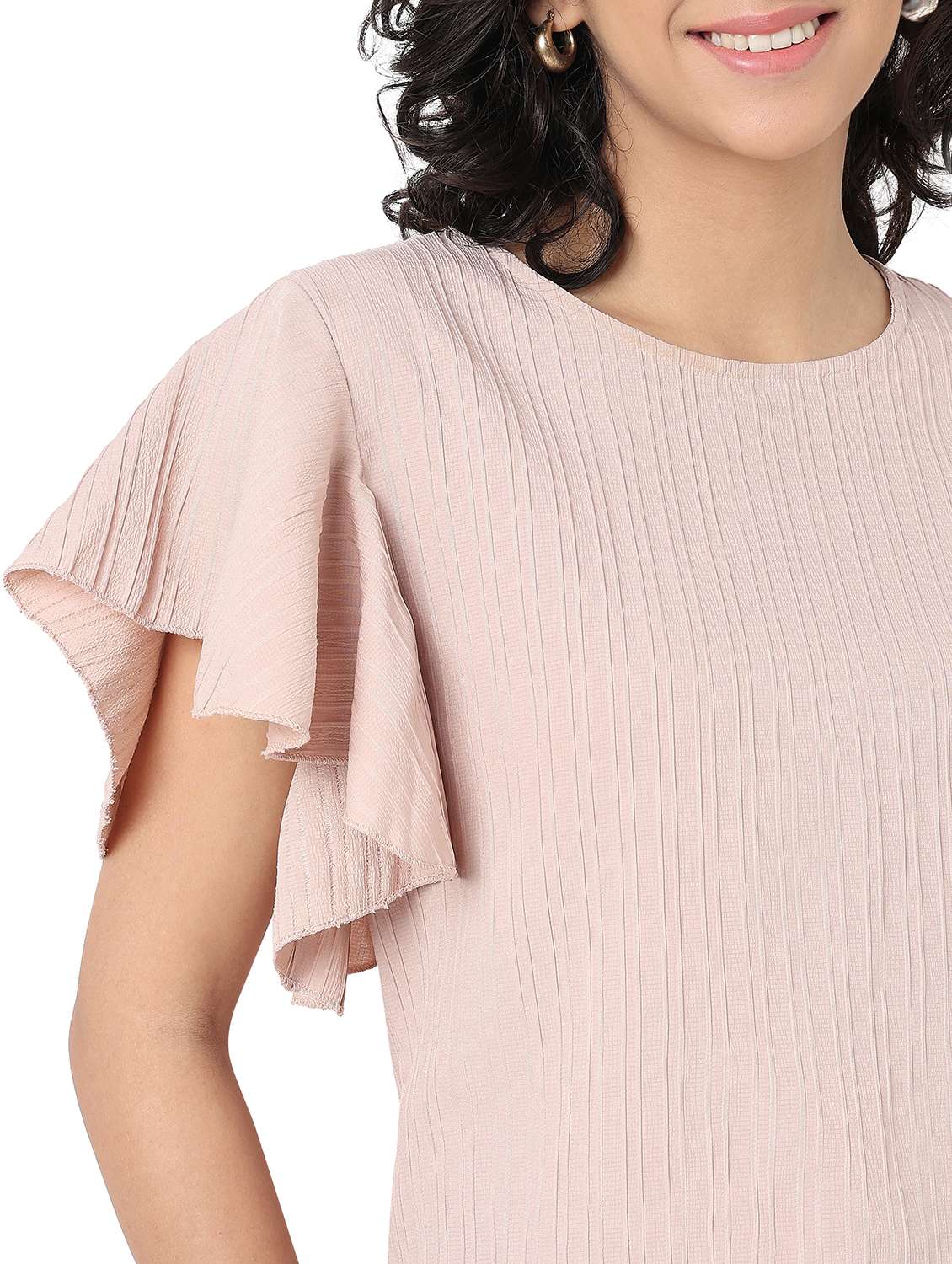women solid top and trouser co-ord set - 22088092 - Standard Image - 5