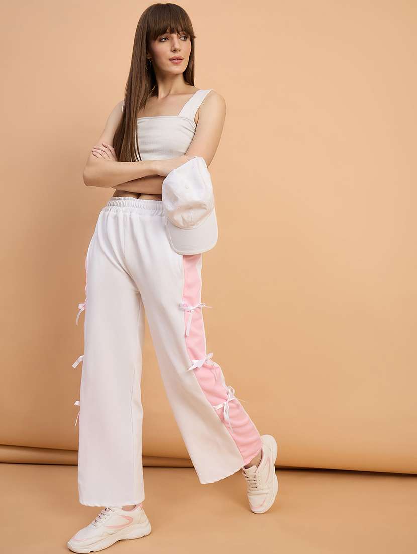 women tapered mid rise wide leg trouser - 22088156 - Standard Image - 3