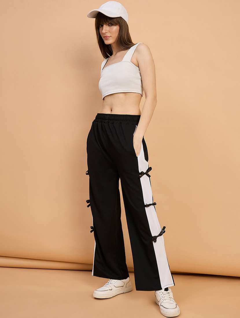 women tapered mid rise wide leg trouser - 22088158 - Standard Image - 3