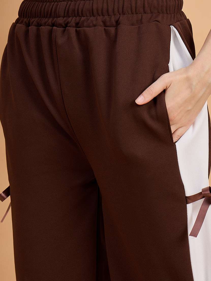 women tapered mid rise wide leg trouser - 22088159 - Standard Image - 5