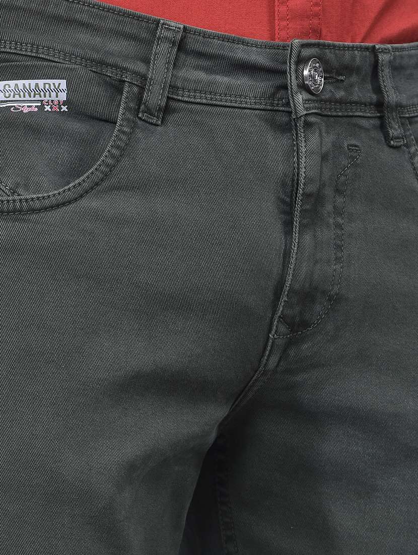 men plain low rise full length slim fit jeans - 22088161 - Standard Image - 5