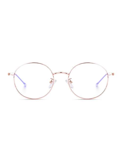 round spectacle frame with blue light protection - 22088265 -  Standard Image - 0