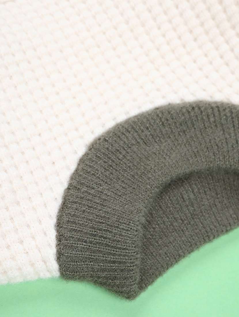 boys color blocked long sleeve sweater - 22088322 -  Standard Image - 3