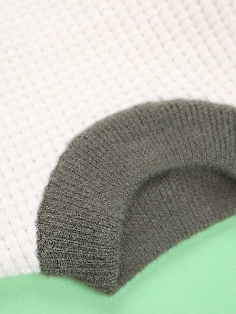 boys color blocked long sleeve sweater - 22088324 -  Standard Image - 3